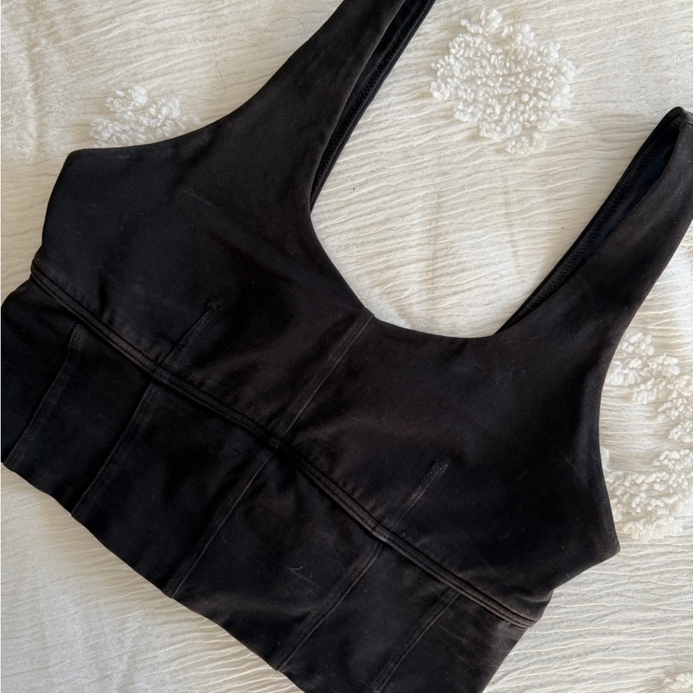 Aerie Black Crop Top